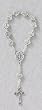 One Decade Finger Rosary with Emblems and Crucifix - MADE IN ITALY