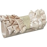 Jessica McClintock Sequins And Satin Clutch