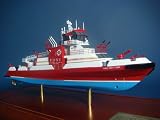 343 MARINE ONE FIRE BOAT MODEL
