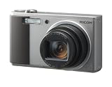 Ricoh R8 Digitalkamera (10 Megapixel, 7,1-fach opt. Zoom, 2,7" Display, Bildstabilisator) silber - 