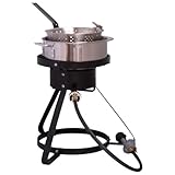 King Kooker 1645 16-Inch Bolt Together Outdoor Propane Cooker Package with Stainless Steel Fry