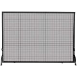 Uniflame 44 Inch Olde World Iron Single Panel Fireplace Screen
