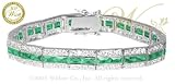 WILLOW XPRESS: *ROMANOFF EMERALD CZ BRACELET*