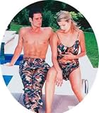 Mens Soft and Silky Camouflage Pajama Lounge Pants