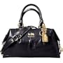 Coach Madison Leather Sabrina Duffle Sac Bag 12937 Black