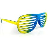 Review Hip Hop Wholesale  / NEW KANYE STRONGER SHUTTER SHADES HIP HOP SUNGLASSES YELLOW / BLUE