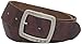 John Varvatos Men's 39mm Centerbar Buckle On A Washed Leather Strap