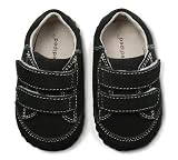Pediped Originals * Jayden -- Black Suede * Soft Leather-Soled Shoes! Large (US size: 5.5 -6 / 18-24 months / EU Size 21)