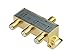 Monoprice 110014 PREMIUM 3-Way Coax Cable Splitter F-Type Screw for Video VCR Cable TV Antenna (110014)