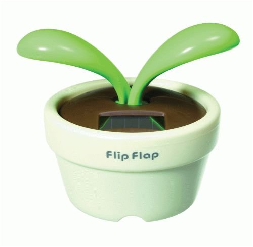 Childrens Toyshop  Toys : Flip Flap Solar Powered Plant - Cream