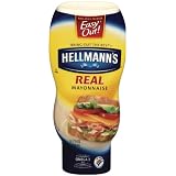 Hellmann's Real Mayonnaise, 16.5-Ounce Squeeze Bottle (Pack of 6) ~ Hellmann's
