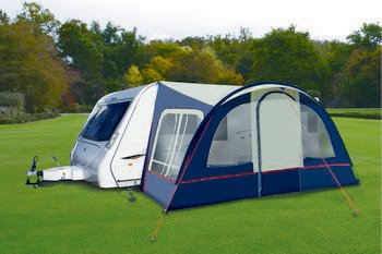 Quest Windermere 350 Caravan Porch Awning 2010 model.