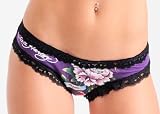 ED HARDY 1032 BF BEYONCE FLOWER LACE HIP HUGGAR