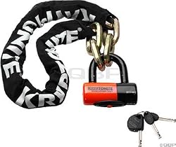 Kryptonite New York Chain & Evolution Disc Lock: 3.25 Feet (100cm)