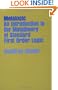 Metalogic: An Introduction to the Metatheory of Standard First Order Logic