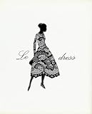 Little Black Dress Fashion Art Poster Print, 10x12