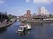 Deep Cutting Junction Canal Crossroads with Malt House and Waterbus, Birmingham, West...