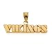 Minnesota Vikings NFL Name Pendant, 14 Karat Gold