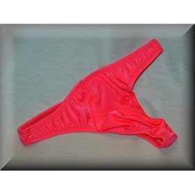 Comfy Premium Lycra Soft Comfortable Men's Thong - Sizes Small Medium Large or X-Large in Red, Black, White, Chartreuse, Pink or Royal.
