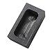 Graphite Ingot Mold Metal Casting Mold, Melting Crucible Furnace for Gold Silver Aluminum Copper Brass Zinc Plumbum and Alloy Metals (85x45x30mm - 665g Gold/320g Silver)