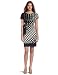 donna morgan  Women's Dot Print Jersey Dress