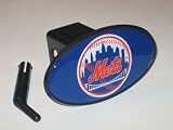 NEW YORK METS Team Logo 6 x 3 Trailer Hitch Cover