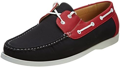 Sedagatti Mens Causal Loafers Black/Red Sedagatti Mens Style: SED608-BLK/RD Size: 8