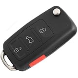 4 Buttons Remote Flip Key Shell For VW Passat Jetta GOLF No Chips Inside