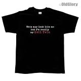 Evil Twin T-Shirt Funny, Humor & Parody Shirt