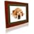 Pictorea Pro 10.4" Digital Photo Frame (Red Wood) MP3/Movies/Jpeg & Remote With Zero Dead Pixel Warranty