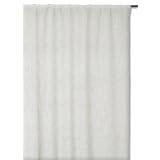 Accents de Ville Big Weave Curtain Panel, White, 44 X 96 by Accents de Ville