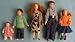 DOLLS HOUSE/ MODERN FAMILY SET OF DOLLS/ 5 PIECE/ NEW