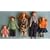 DOLLS HOUSE/ MODERN FAMILY SET OF DOLLS/ 5 PIECE/ NEW