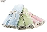 The Homespun Collection Green Baby Blanket
