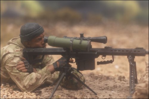 McFarlane Military Series 1 Marine Corps Recon Sniper (African American) Variant action figure