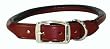 Hamilton 1/2" x 16" Burgundy Rolled Leather Dog Collar