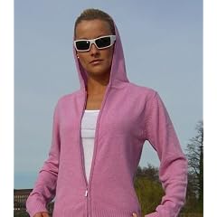 Kaschmir Kapuzen Strickjacke 36/38