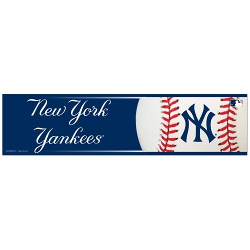 MLB Baseball New York Yankees Bumper Sticker (2-Pack)