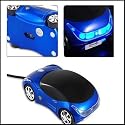 Oramics Computermaus LED Maus Auto Style Sportwagen Infrarot USB optische Maus mit LED in blau