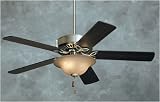 Emerson CF712BS Pro Series Brushed Steel Builder Ceiling Fan 50 Blade Span