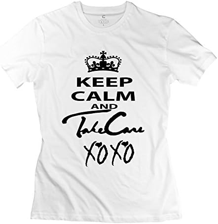 RIen Women's Keep Calm Xo T-Shirt - XS White