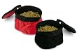 Bergan Pet Travel Bowl (Colors Vary, Red or Black)