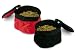 Bergan Pet Travel Bowl (Colors Vary, Red or Black)