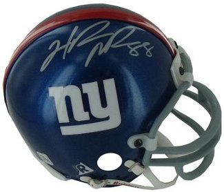 Hakeem Nicks signed New York Giants Replica Mini Helmet- Steiner Hologram