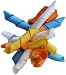 Posies Accessories Corker Ribbon Hair Bow Confetti (Blue/Orange/Yellow)