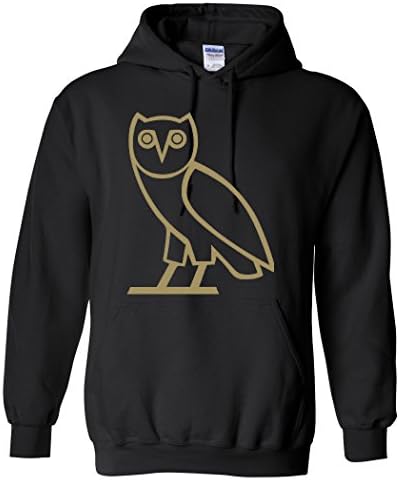 Jaken OVO Bird Men's and Women's Unisex Warm Hoodie Black