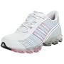 adidas Women's Microbounce+ 2008 Running Shoe,White/Blue/Bloom,10 M
