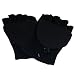 Ski Winter Flip Mitten Fingerless Gloves Glomitt Black