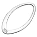 2 pcs 925 Sterling Silver 18.5mm Oval Jump Ring Hoop Connector