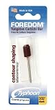 Foredom Typhoon Bur Coarse 3/32In Shank Cyl Red